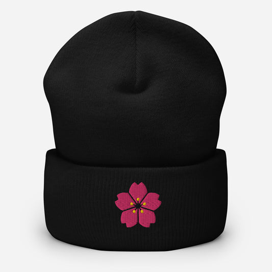 "Sakura" Cuffed Beanie