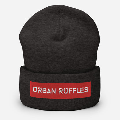 "Urban Ruffles" Cuffed Beanie