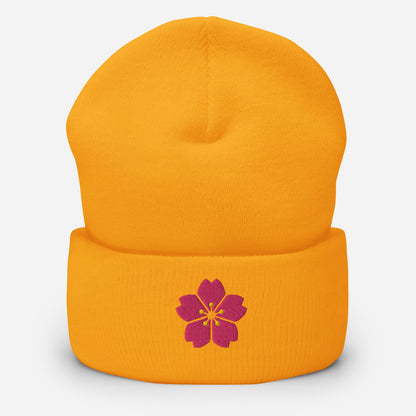 "Sakura" Cuffed Beanie