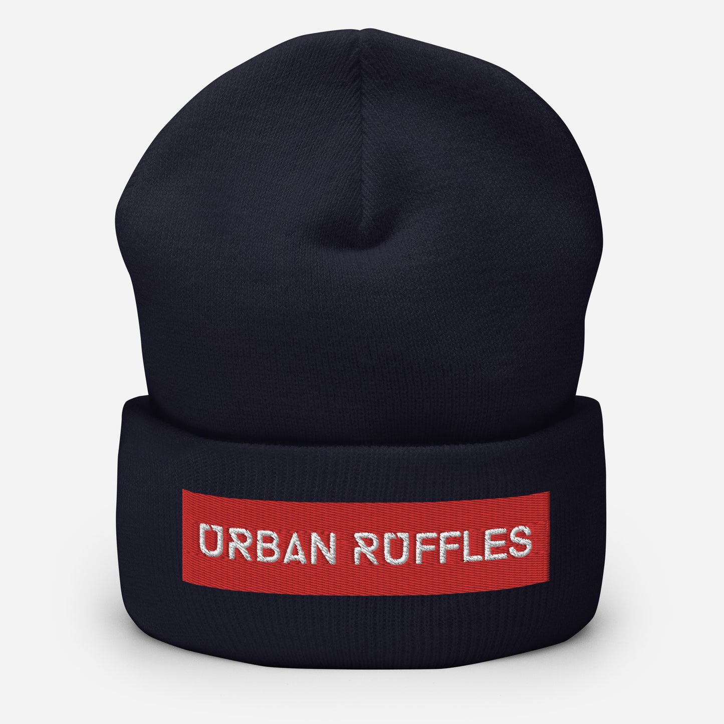 "Urban Ruffles" Cuffed Beanie