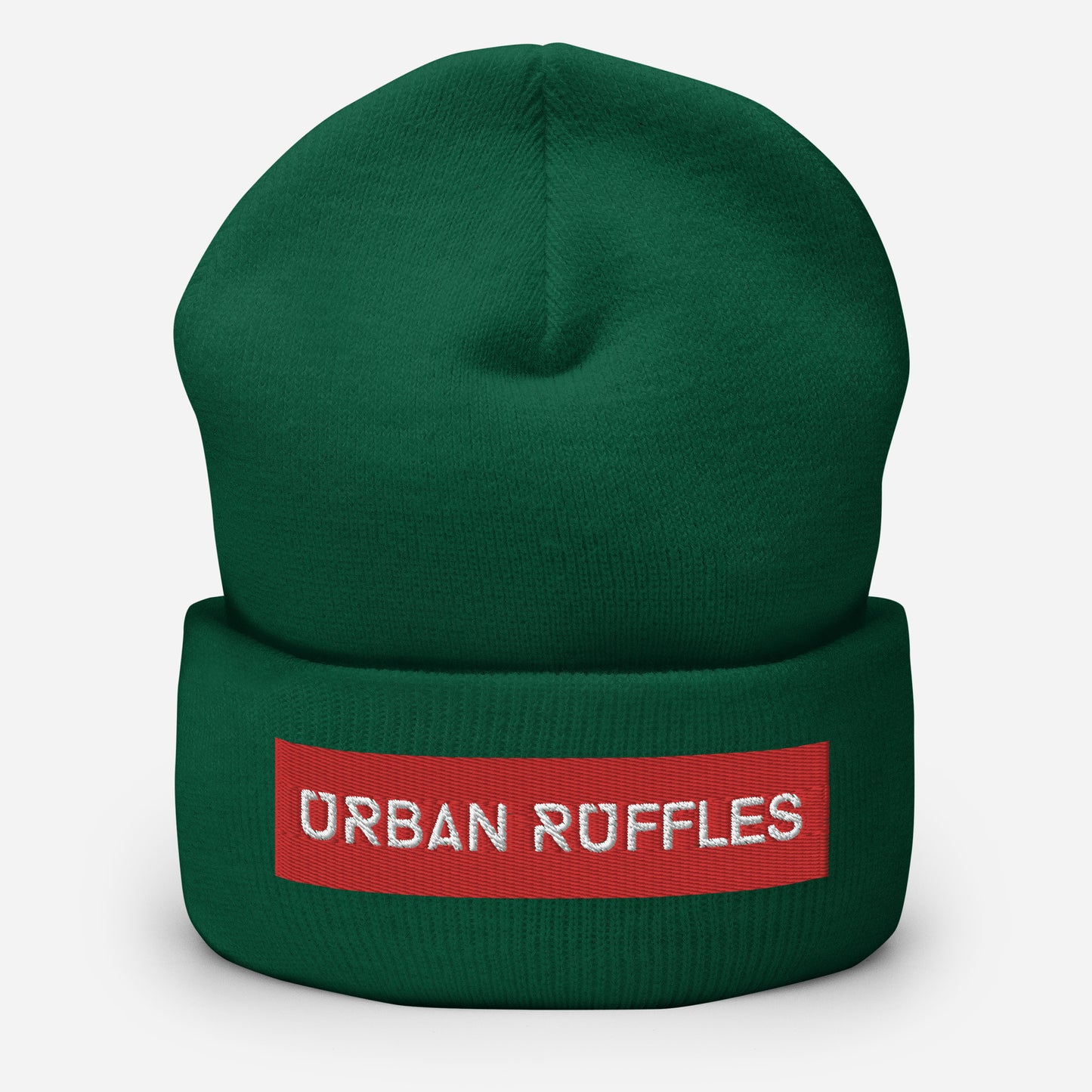 "Urban Ruffles" Cuffed Beanie