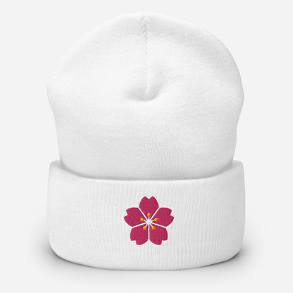 "Sakura" Cuffed Beanie