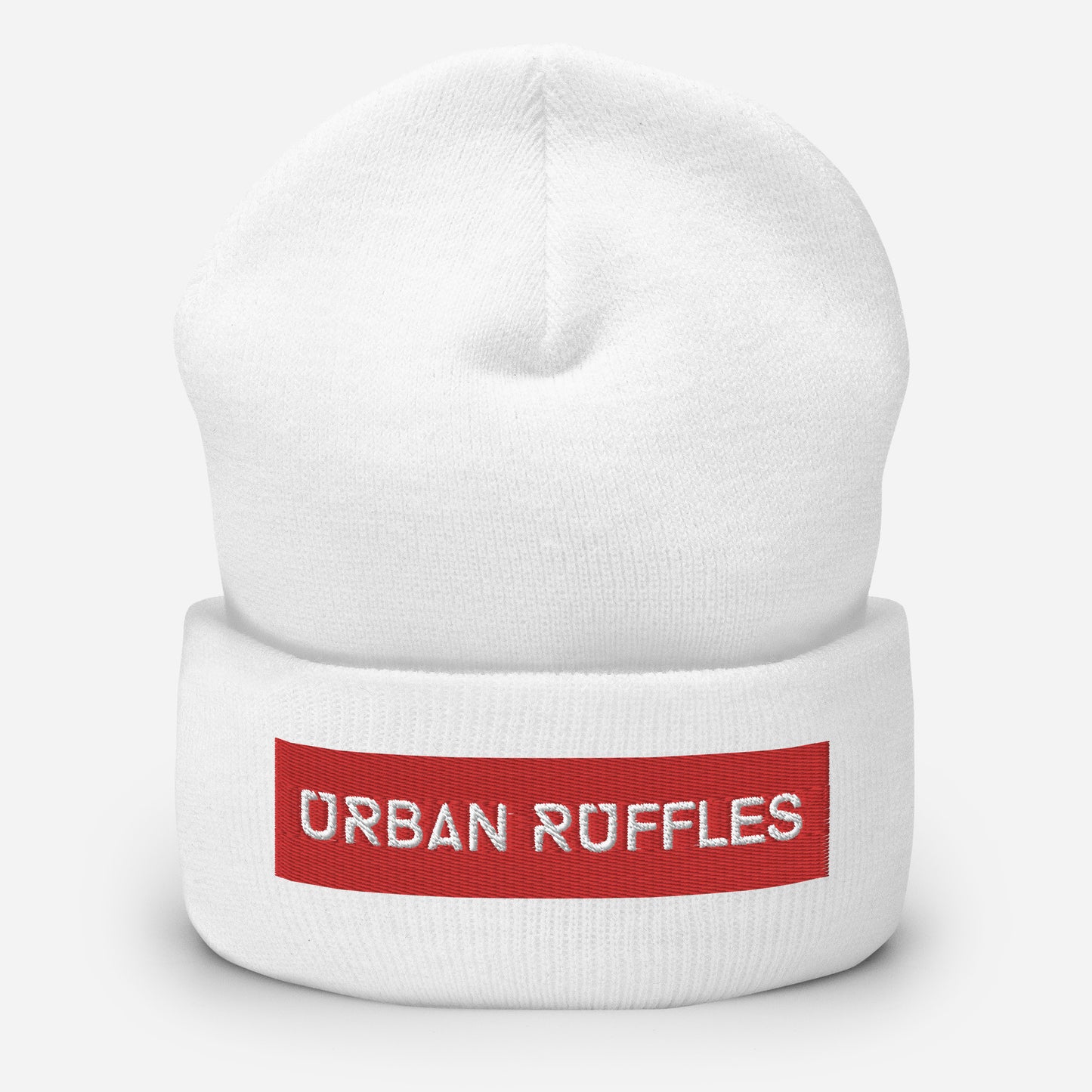 "Urban Ruffles" Cuffed Beanie