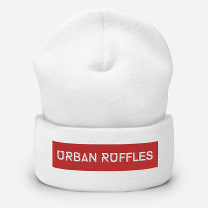 "Urban Ruffles" Cuffed Beanie